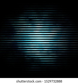 Dark BLUE vector pattern with spheres. Modern abstract illustration with colorful circle shapes. Pattern for wallpapers, curtains.