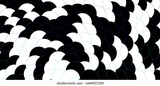 Dark BLUE vector pattern with spheres. Abstract decorative design in gradient style with bubbles. Pattern for business ads.