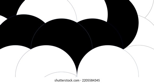 Dark BLUE vector pattern with spheres. Abstract colorful disks on simple gradient background. Pattern for websites.