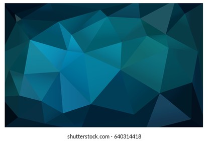 DARK BLUE vector Pattern.  triangular template. Geometric sample. Repeating routine with triangle shapes. New texture for your design. Pattern can be used for background.