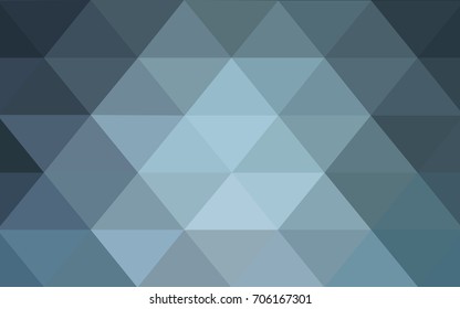 DARK BLUE vector Pattern.  triangular template. Geometric sample. Repeating routine with triangle shapes. New texture for your design. Pattern can be used for background.