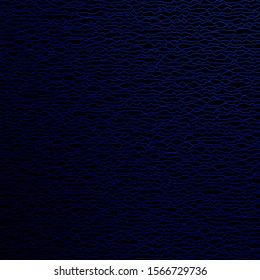 Dark BLUE vector pattern with wry lines. Colorful illustration in circular style with lines. Template for your UI design.