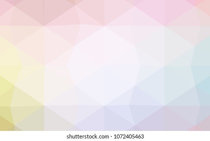 Dark BLUE vector polygon abstract background. Colorful illustration in polygonal style with gradient. A completely new design for your business.