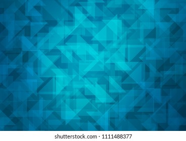 Dark BLUE vector polygon abstract layout. A completely new color illustration in a vague style. Brand new design for your business.