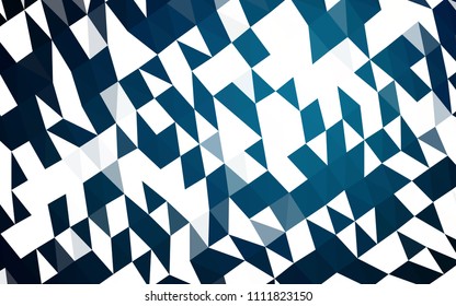 Dark BLUE vector polygon abstract background. A vague abstract illustration with gradient. The textured pattern can be used for background.