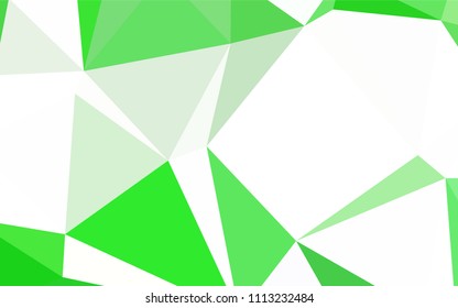 Dark BLUE vector polygon abstract background. Creative illustration in halftone style with triangles. Best triangular design for your business.