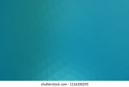 Dark BLUE vector polygon abstract layout. Shining illustration, which consist of triangles. A new texture for your design.