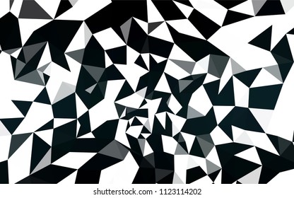 Dark BLUE vector polygon abstract background. Shining colorful illustration with triangles. Brand new design for your business.