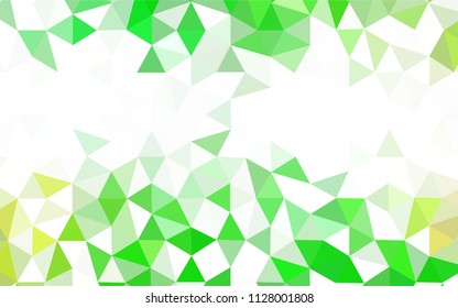 Dark BLUE vector polygon abstract layout. Colorful illustration in abstract style with triangles. Triangular pattern for your design.