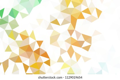 Dark BLUE vector polygon abstract layout. Polygonal abstract illustration with gradient. Best triangular design for your business.