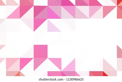Dark BLUE vector polygon abstract backdrop. A sample with polygonal shapes. Pattern for a brand book's backdrop.