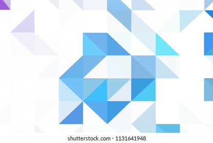 Dark BLUE vector polygon abstract background. Colorful abstract illustration with triangles. A new texture for your web site.