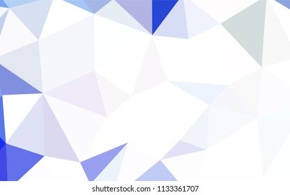 Dark BLUE vector polygon abstract backdrop. Colorful illustration in abstract style with triangles. A new texture for your web site.