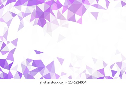 Dark BLUE vector polygon abstract backdrop. Colorful abstract illustration with triangles. Textured pattern for your backgrounds.