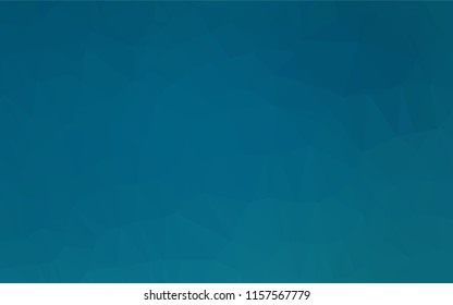 Dark BLUE vector polygon abstract layout. Colorful illustration in abstract style with gradient. A completely new template for your business design.