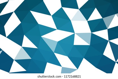 Dark BLUE vector polygon abstract polygon abstract. Shining colored illustration in a Brand new style. A completely new design for your business.