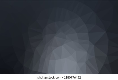 Dark BLUE vector polygon abstract background. Creative geometric illustration in Origami style with gradient. The textured pattern can be used for background.