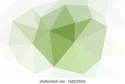 Dark BLUE vector polygon abstract layout. Elegant bright polygonal illustration with gradient. Triangular pattern for your design.