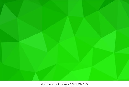 Dark BLUE vector polygon abstract background. Creative geometric illustration in Origami style with gradient. Completely new template for your banner.