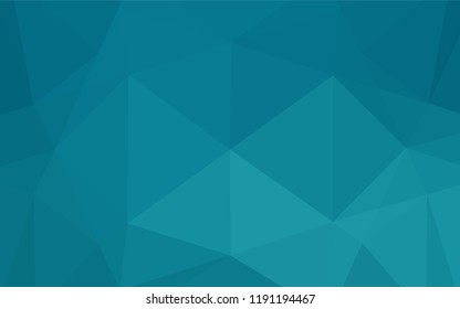 Dark BLUE vector polygon abstract backdrop. Colorful illustration in abstract style with gradient. The completely new template can be used for your brand book.