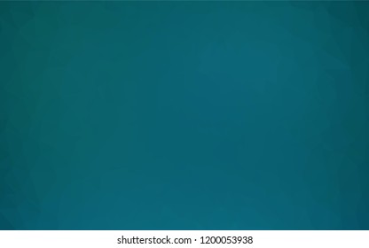 Dark BLUE vector polygon abstract backdrop. A vague abstract illustration with gradient. Triangular pattern for your business design.