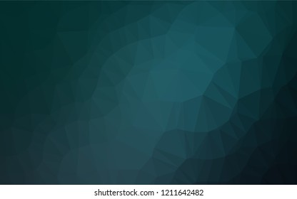 Dark BLUE vector polygon abstract background. Brand new colored illustration in blurry style with gradient. The template can be used as a background for cell phones.