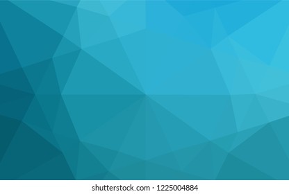 Dark BLUE vector polygon abstract background. Colorful illustration in abstract style with gradient. The template can be used as a background for cell phones.