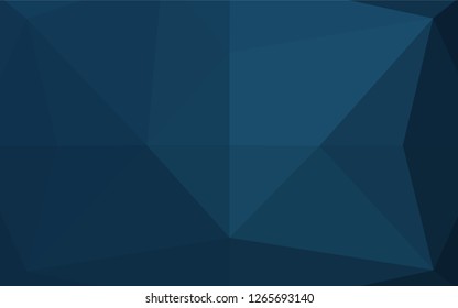 Dark BLUE vector polygon abstract layout. Brand new colored illustration in blurry style with gradient. The completely new template can be used for your brand book. Dark BLUE vector polygon abstract layout. Brand new colored illustration in blurry style with gradient. The completely new template can be used for your brand book.
