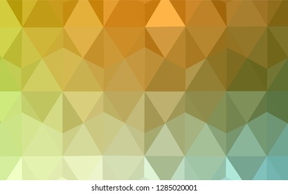 Dark BLUE vector polygon abstract background. Polygonal abstract illustration with gradient. Template for cell phone's backgrounds.