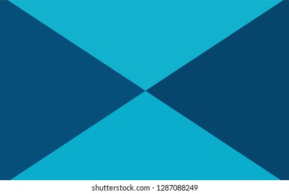 Dark BLUE vector polygon abstract backdrop. Elegant bright polygonal illustration with gradient. Completely new template for your banner.