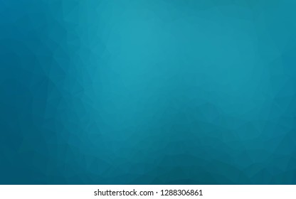 Dark BLUE vector polygon abstract background. An elegant bright illustration with gradient. Textured pattern for background.