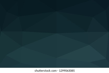 Dark BLUE vector polygon abstract background. Colorful illustration in Origami style with gradient.  Brand new design for your business.