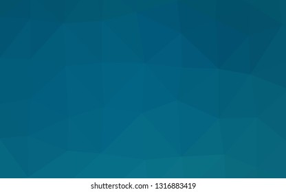 Dark BLUE vector polygon abstract background. Brand new colorful illustration in with gradient. Polygonal design for your web site.