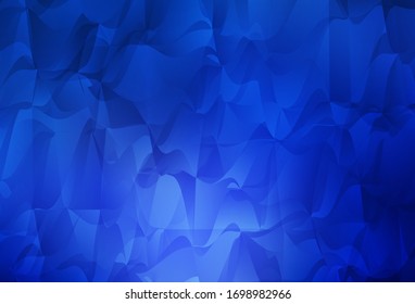 Dunkel blauer Vektorillustration, abstrakter Hintergrund. Eine komplett neue Farbgrafik im polygonalen Stil. Neues Design für Ihr Unternehmen.