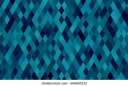 Dark BLUE vector polygon abstract template. Brand-new colored illustration in blurry style with gradient. The elegant pattern can be used as part of a brand book.