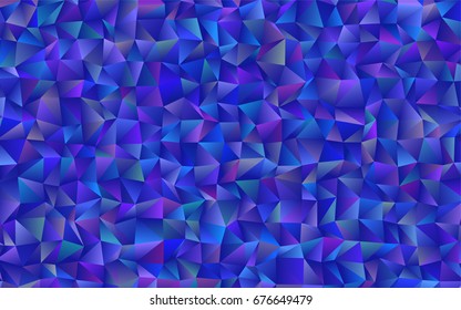 Dark BLUE vector polygon abstract pattern. Glitter abstract illustration with an elegant design. The best triangular design for your business.