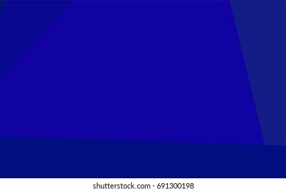 Dark BLUE vector polygon abstract background. Modern geometrical abstract illustration with gradient. Triangular pattern for your business design.