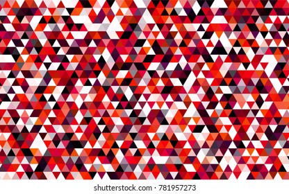 Dark BLUE vector polygon abstract pattern. Shining illustration, which consist of triangles. The completely new template can be used for your brand book.