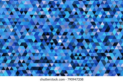 Dark BLUE vector polygon abstract pattern. Colorful abstract illustration with gradient. Brand-new design for your business.