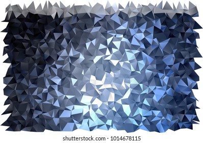 Dark BLUE vector polygonal background. Shining colored illustration in a brand-new style. A completely new design for your business.