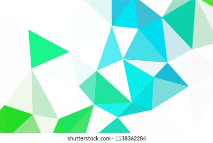 Dark BLUE vector polygonal background. Colorful abstract illustration with triangles. Template for cell phone's backgrounds.