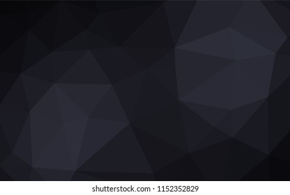 Dark BLUE vector polygonal background. Creative illustration in halftone style with gradient. A completely new template for your business design.
