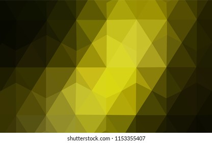 Dark BLUE vector polygonal background. A completely new color illustration in a polygonal style. Best triangular design for your business.