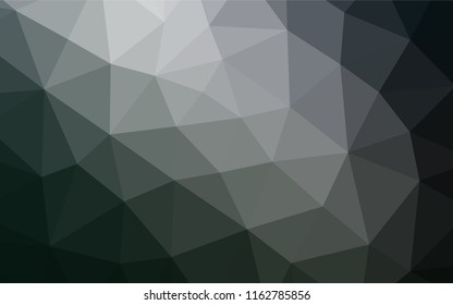 Dark BLUE vector polygonal background. Colorful illustration in abstract style with gradient. A new texture for your design.