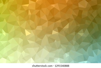 Dark BLUE vector polygonal background. Colorful illustration in polygonal style with gradient. Brand new design for your business.
