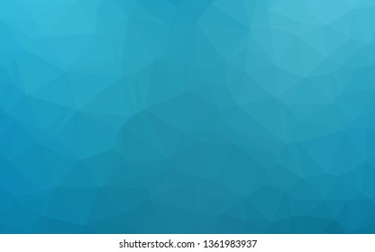 Dark BLUE vector polygonal background. Shining colored illustration in a Brand new style. Template for your brand book.
