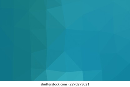 Dark BLUE vector polygonal background. Modern geometrical abstract illustration with gradient. New texture for your design.