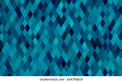 Dark BLUE vector polygonal background. Shining illustration, which consist of triangles. The template can be used as a background for cell phones.