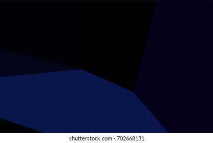 Dark BLUE vector polygonal background. Glitter abstract illustration with an elegant design. Brand-new design for your business.