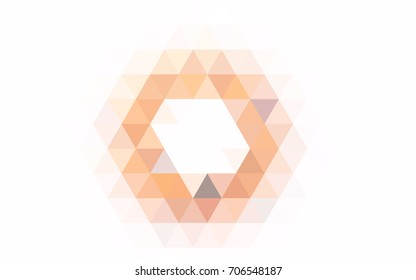 Dark BLUE vector polygonal background. Geometric illustration in Origami style with gradient.  Triangular pattern for your business design.